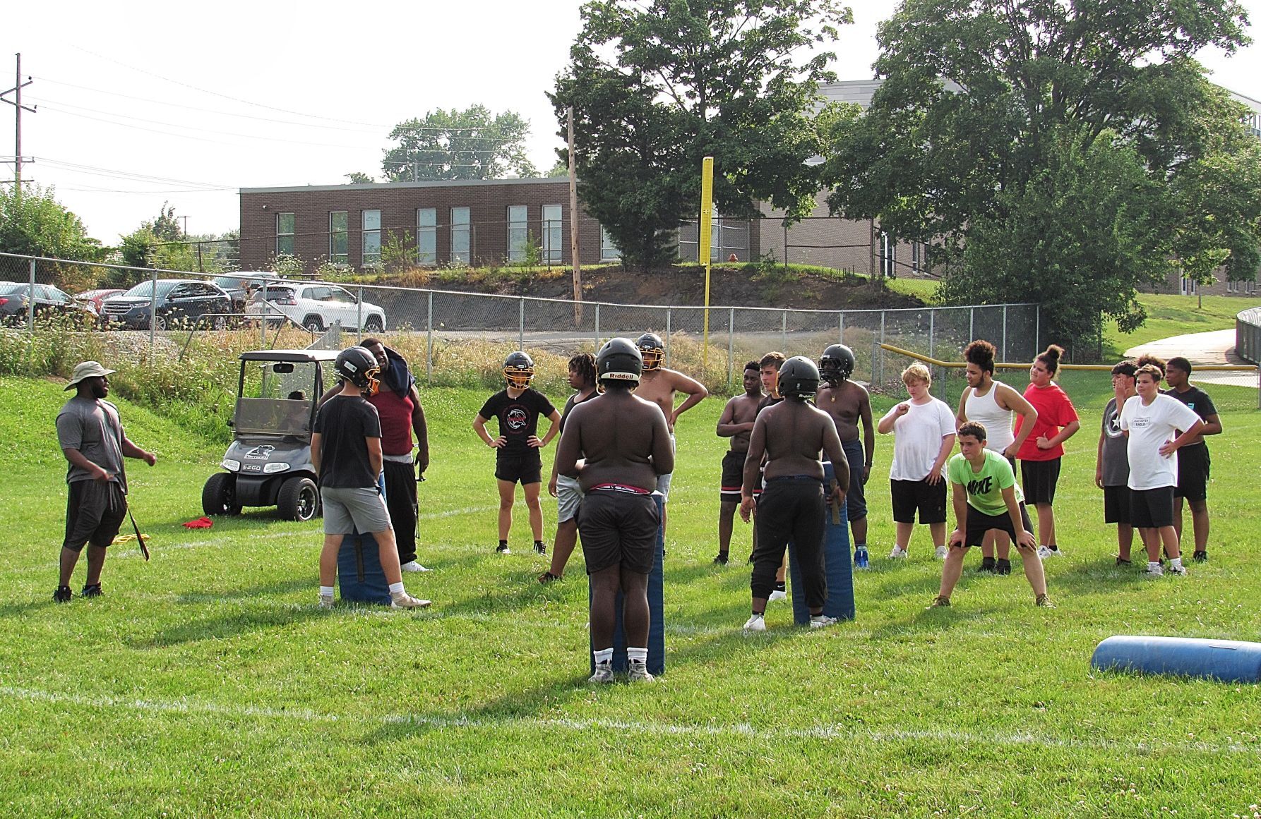First Eisenhower fall football practice 08